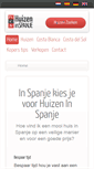 Mobile Screenshot of huizeninspanje.nl