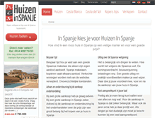 Tablet Screenshot of huizeninspanje.nl